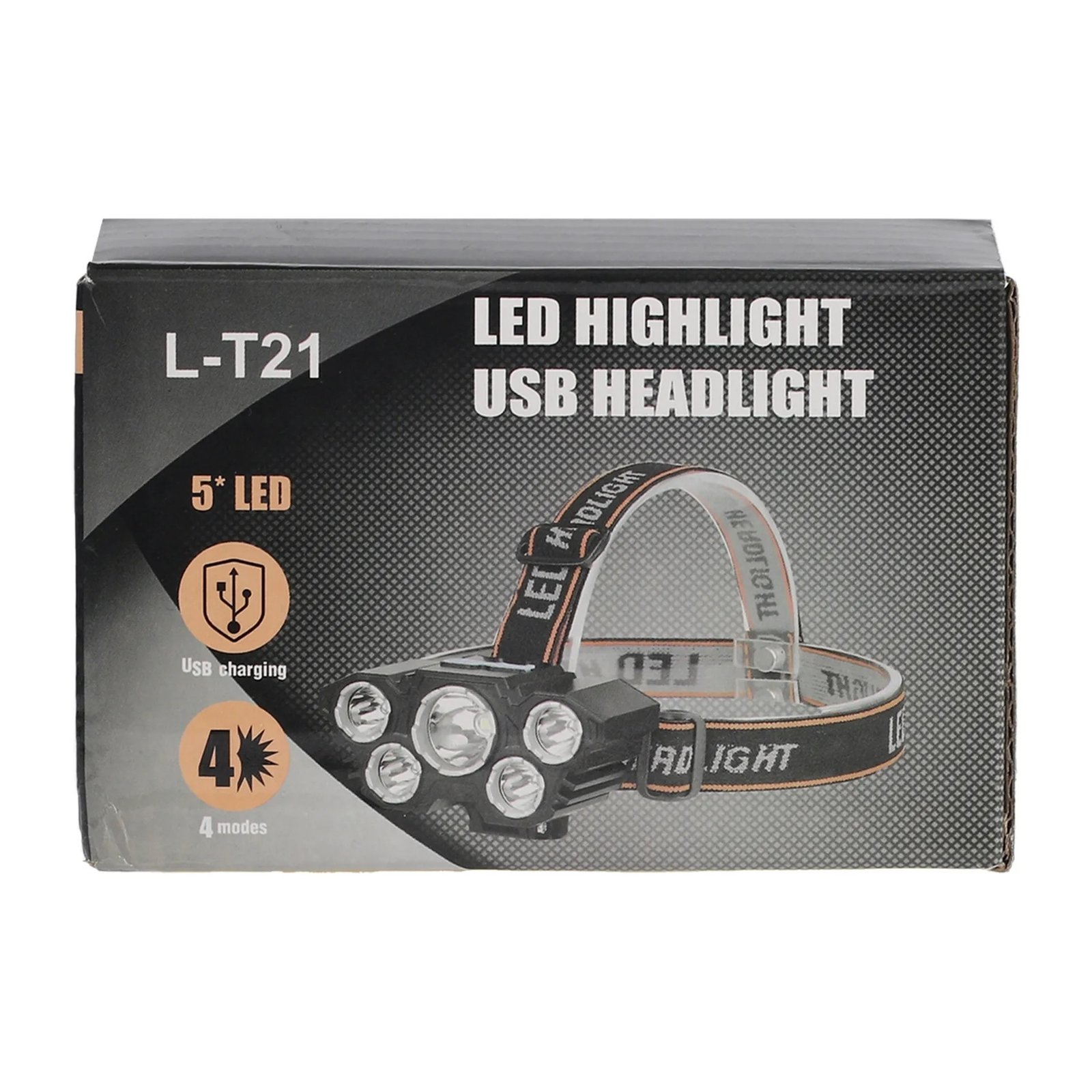 LED Highlight USB Headlight Portable Light 3 LED Highlight USB Headlight Portable Light - Image 3