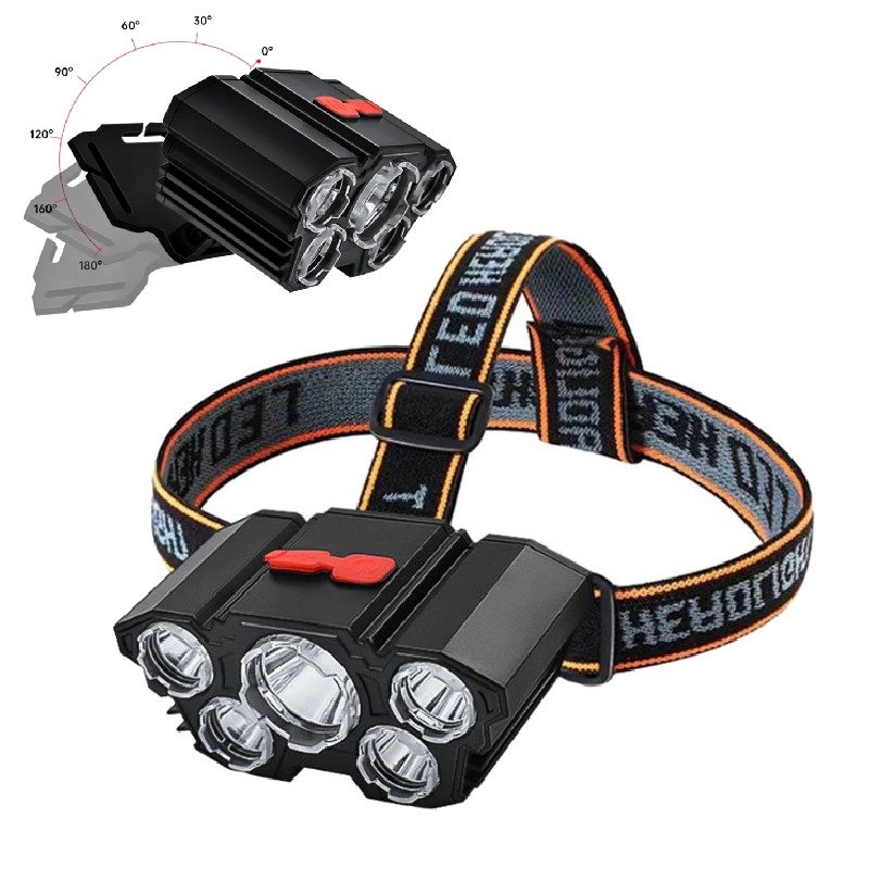 LED Highlight USB Headlight Portable Light 1 LED USB Headlight portable light for outdoor activities
