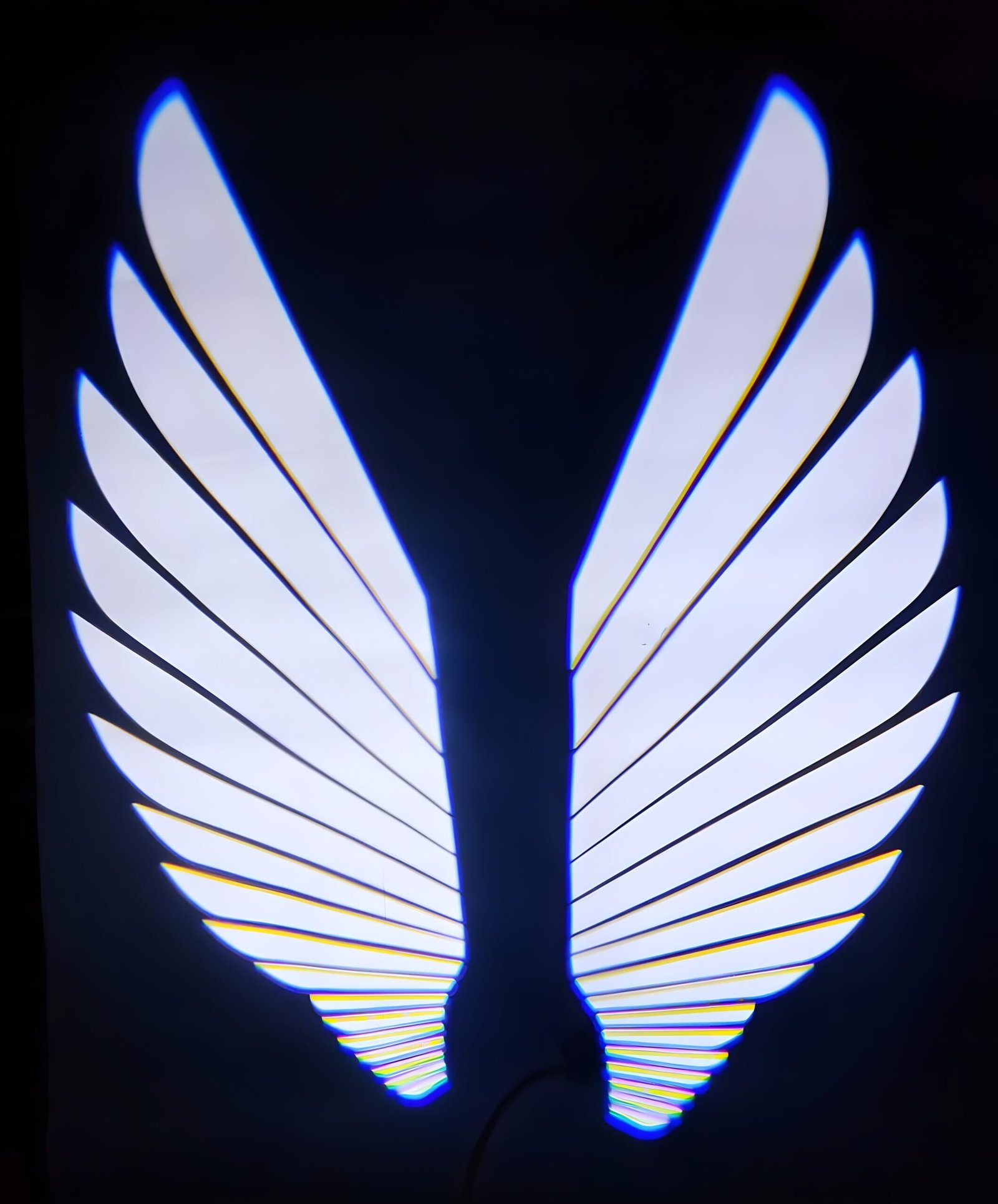 Angel Wings LED Bike Light Blue for Motorcycle 5 Angel Wings LED Bike Light Blue for Motorcycle - Image 5