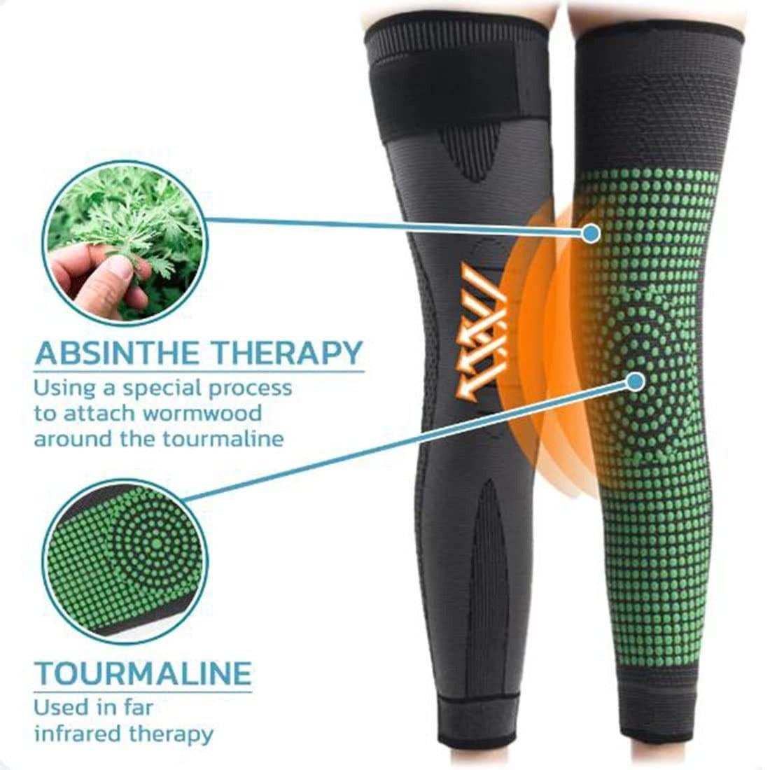 Adjustable Knee Support Sleeves, 1 Pair | Sports & Gym Accessories 3 Adjustable Knee Support Sleeves, 1 Pair | Sports & Gym Accessories - Image 3
