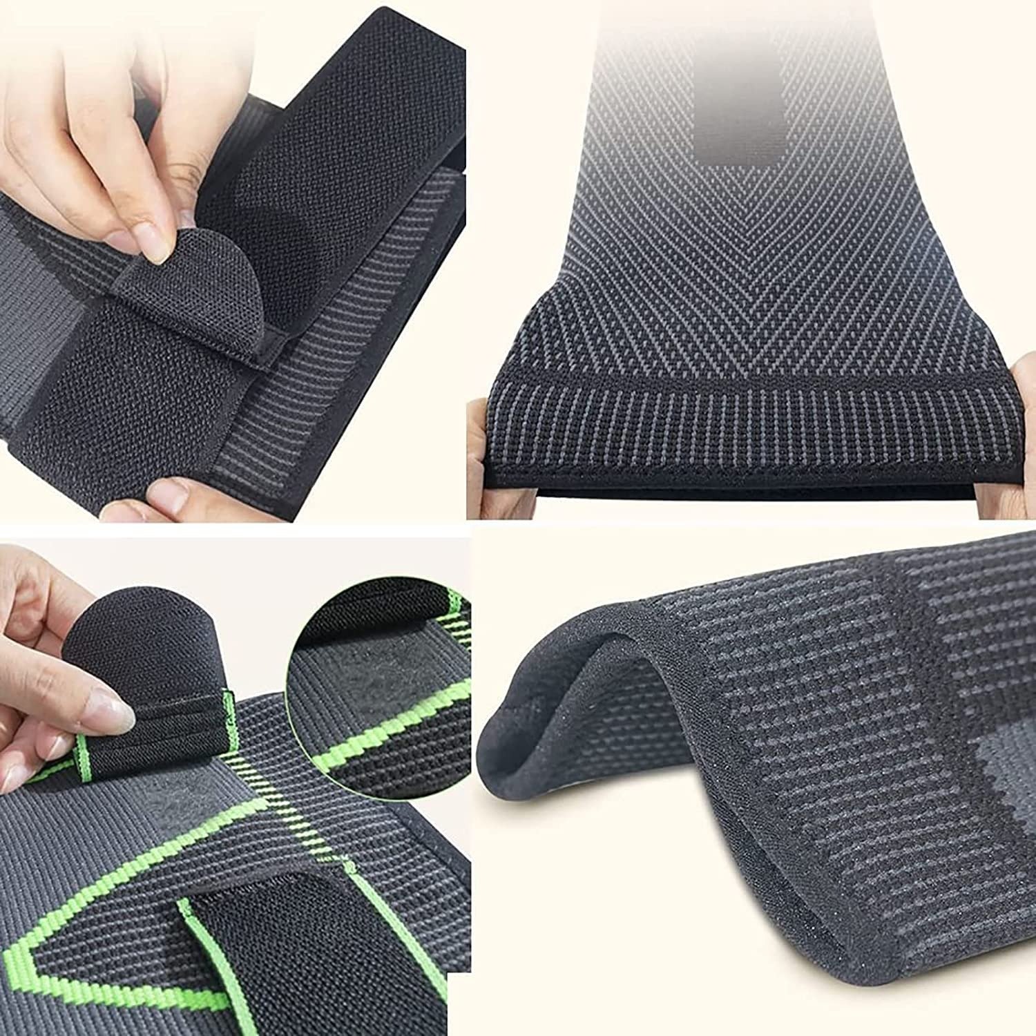 Adjustable Knee Support Sleeves, 1 Pair | Sports & Gym Accessories 2 Adjustable Knee Support Sleeves, 1 Pair | Sports & Gym Accessories - Image 2