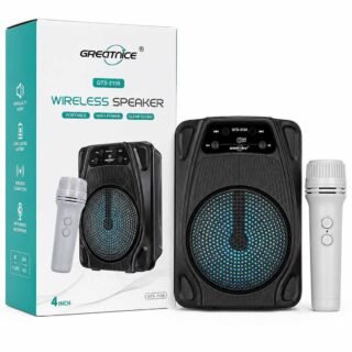 GREATNICE Karaoke Speaker 4 inch with microphone
