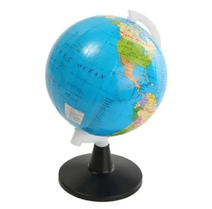 8CM Multicolor Plastic World Globe | School & Office Supplies 2 8CM Multicolor Plastic World Globe | School & Office Supplies - Image 2