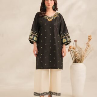 Anchal Embroidery 2PC Plazo premium lawn suit with embroidery design