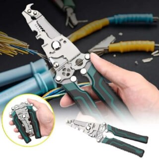 Chrome Vanadium Wire Cutter with green ergonomic handle