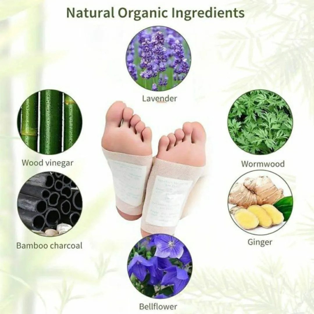 Kinoki Cleansing Detox Foot Pads 100 Pcs 4 Kinoki Cleansing Detox Foot Pads 100 Pcs - Image 4