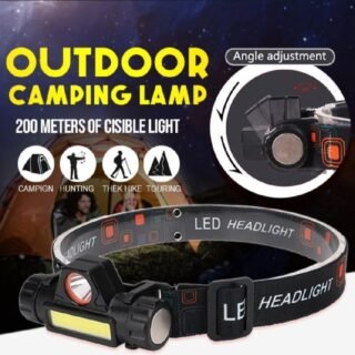 Rechargeable LED Headlight with Type C charging port