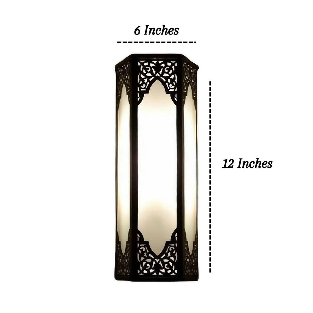 Stunning Wall Hanging Light, Black Cut Out Design | Home Decor | Decoration Lamp 2 Stunning Wall Hanging Light, Black Cut Out Design | Home Decor | Decoration Lamp - Image 2