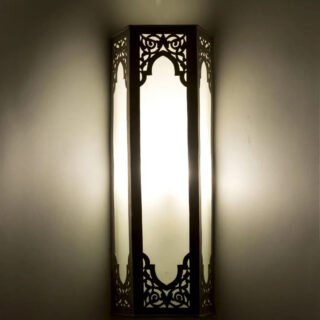 Stunning Wall Hanging Light with black cut out design