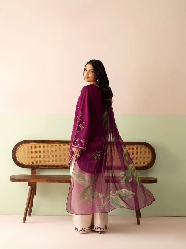 Nova Embroidery 3PC Suit, Premium Lawn | Stitched Collection 5 Nova Embroidery 3PC Suit, Premium Lawn | Stitched Collection - Image 5