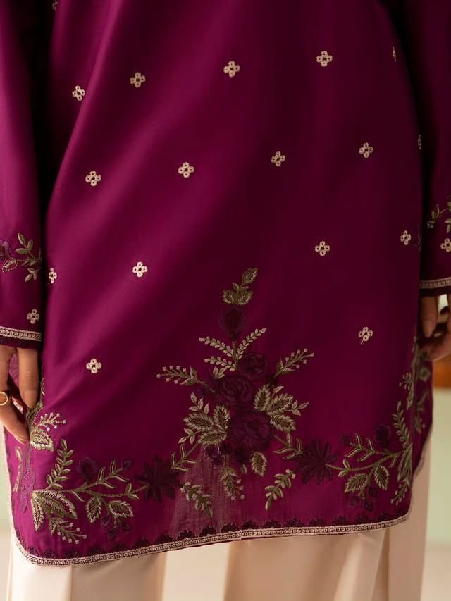 Nova Embroidery 3PC Suit, Premium Lawn | Stitched Collection 7 Nova Embroidery 3PC Suit premium lawn Farshi