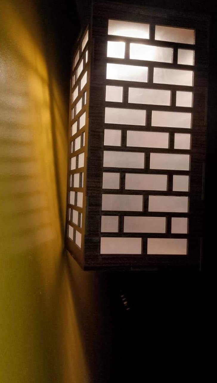 Wooden Hexagonal Ceiling Lamp, LED Low Power 3 Wooden Hexagonal Ceiling Lamp, LED Low Power - Image 3