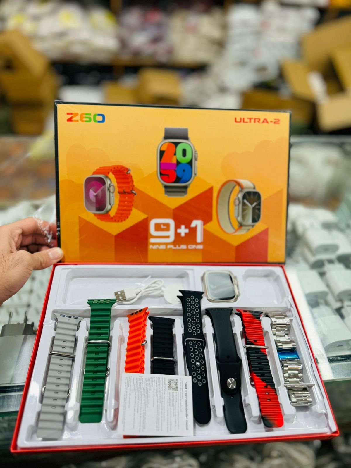 Z60 Ultra 2 Smartwatch 49mm with 8 Silicone Straps 1 Z60 Ultra 2 Smartwatch 49mm with 8 Silicone Straps
