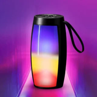 1202 Bluetooth Speaker Portable with LED Lights