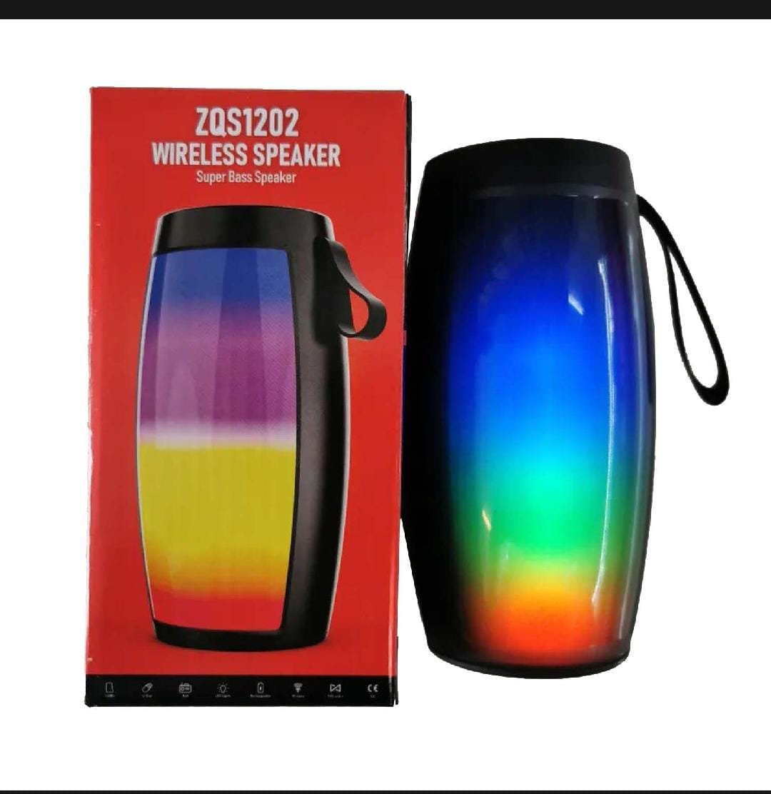 1202 Portable Bluetooth Speaker with LED Lights | Audio & Music 6 1202 Portable Bluetooth Speaker with LED Lights | Audio & Music - Image 6