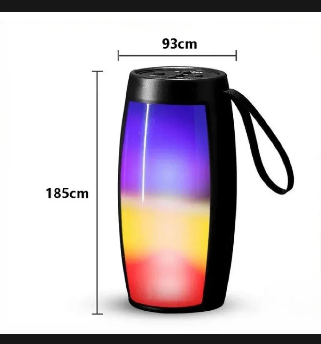 1202 Portable Bluetooth Speaker with LED Lights | Audio & Music 5 1202 Portable Bluetooth Speaker with LED Lights | Audio & Music - Image 5