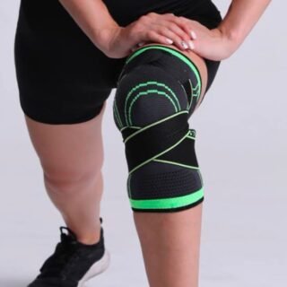 Adjustable Knee Support Band with 3D weave design