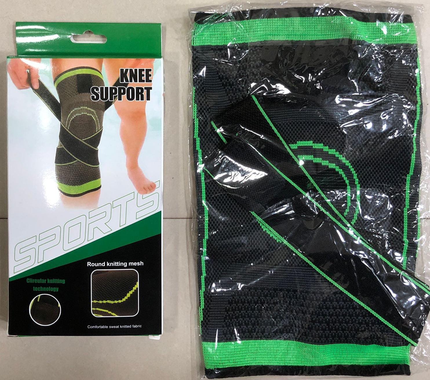 Adjustable 3D Weave Knee Support Band | Gym Support | Sports & Travel 5 Adjustable Knee Support Band with 3D weave design