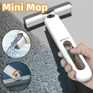 Portable Mini Squeeze Mop with 360° rotating head