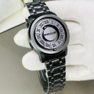 Black Magnetic Ball Watch stainless steel design