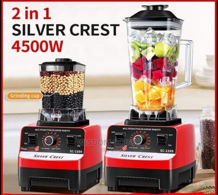 Silver Crest 2 in 1 Blender Grinder 4500W | Home Appliances 3 Silver Crest 2 in 1 Blender Grinder 4500W | Home Appliances - Image 3