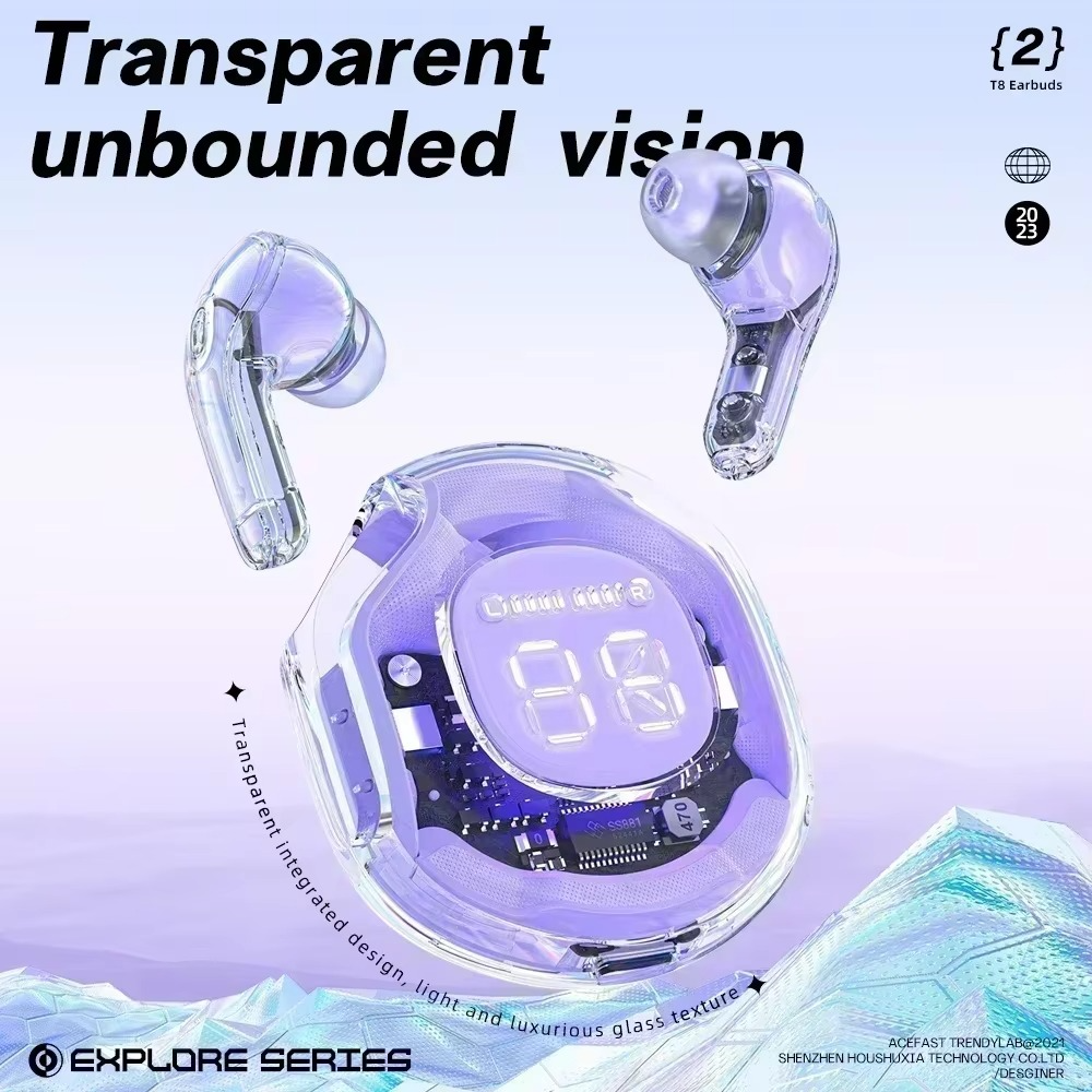 Air 39 TWS Wireless Earbuds Transparent Design | Audio | Mobile Accessories 4 Air 39 TWS Wireless Earbuds Transparent Design | Audio | Mobile Accessories - Image 4