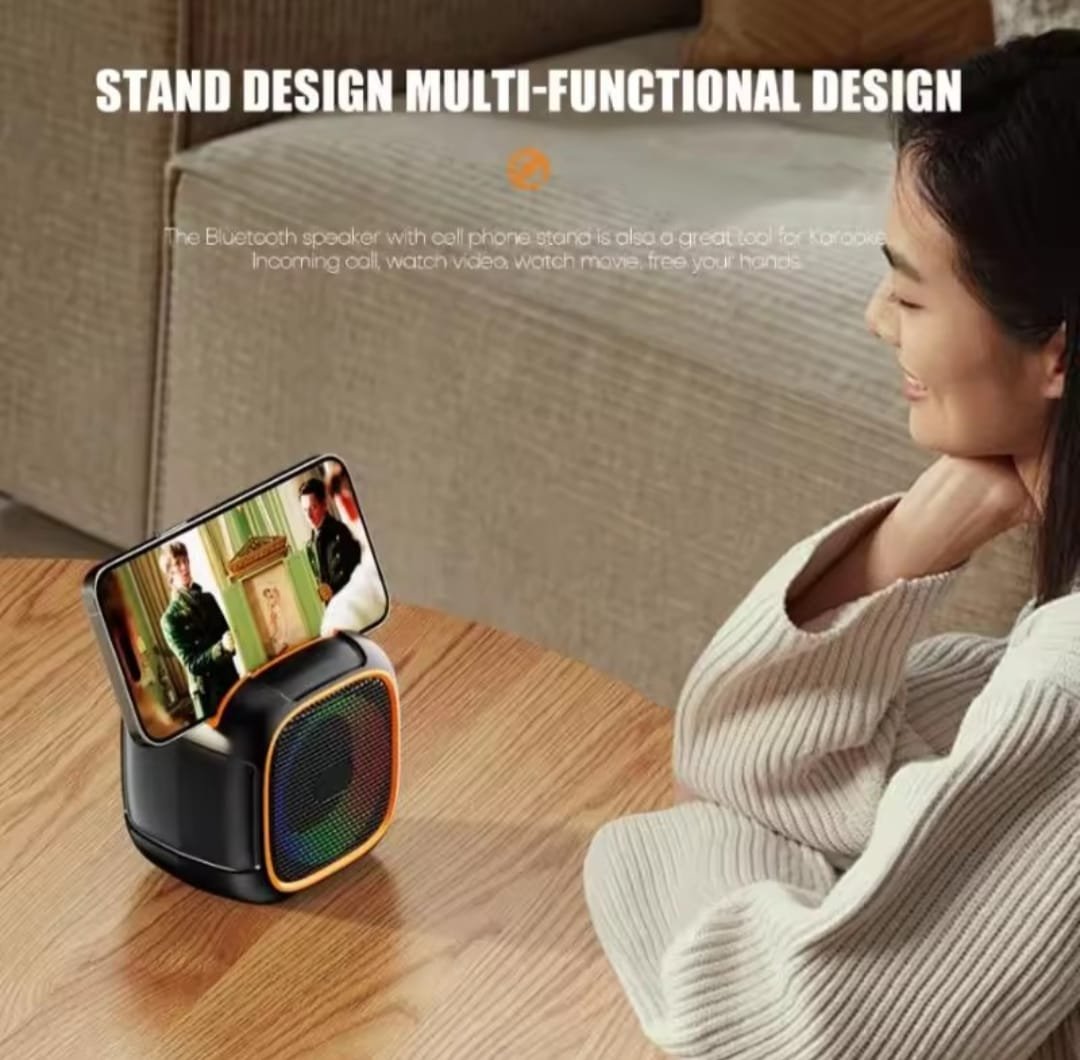 S11 Mini Portable Bluetooth Speaker with Phone Holder 5 S11 Bluetooth Speaker Mini Portable Design