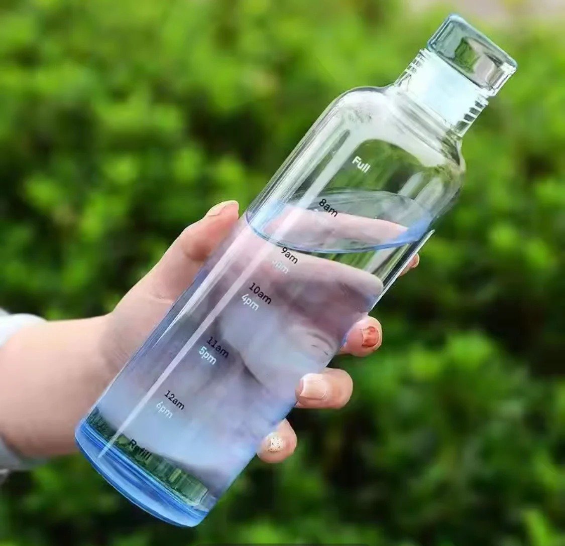 Transparent Plastic Water Bottle 500ml | Sports & Outdoor | Office Water Bottle 3 Transparent Plastic Water Bottle 500ml | Sports & Outdoor | Office Water Bottle - Image 3