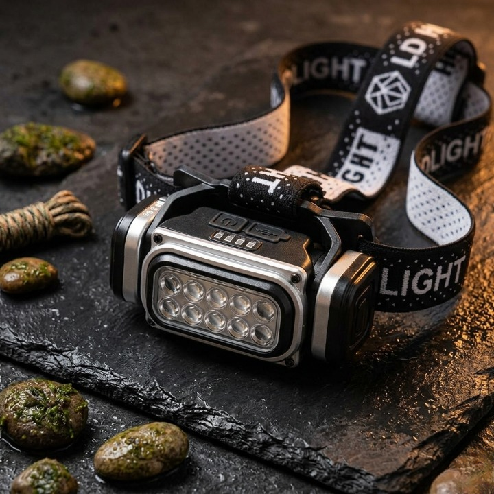 HX T90 Ultra Bright Rechargeable LED Headlight | Camping & Working Light 7 HX T90 LED Headlight rechargeable headlamp