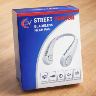 Bladeless Neck Fan Pakistan premium silicone design