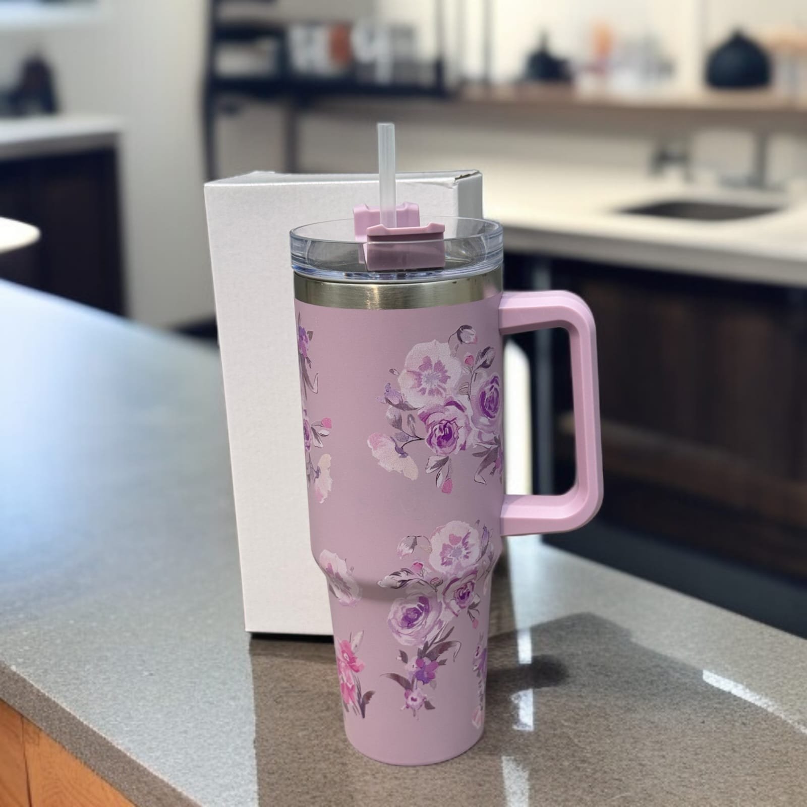 Floral Insulated Travel Tumbler 40oz | Stanly | Mugs & Cups 4 Floral Insulated Travel Tumbler 40oz | Stanly | Mugs & Cups - Image 4