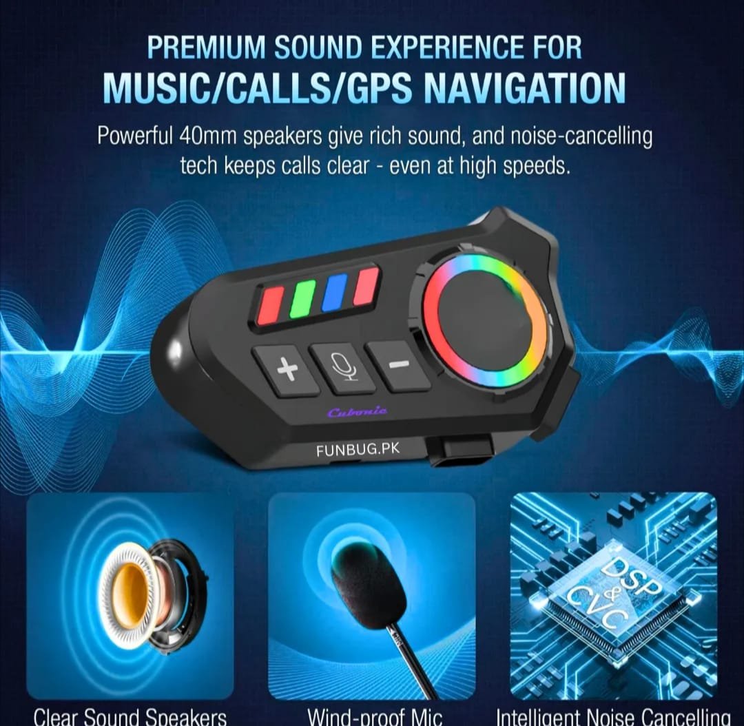 K06A Motorcycle Helmet Bluetooth Headset Bluetooth 6.0 2 K06A Motorcycle Helmet Bluetooth Headset Bluetooth 6.0 - Image 2