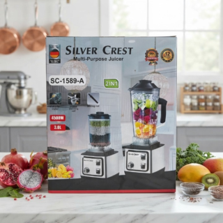 Silver Crest Blender Grinder SC 1589 A 2 In 1
