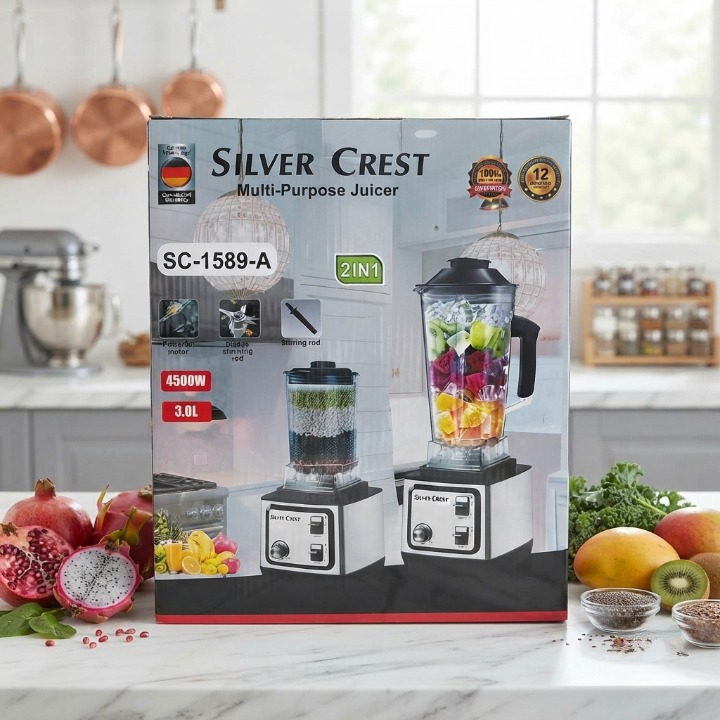 Silver Crest SC 1589 A 2 In 1 Blender Grinder | Home Appliances 1 Silver Crest Blender Grinder SC 1589 A 2 In 1