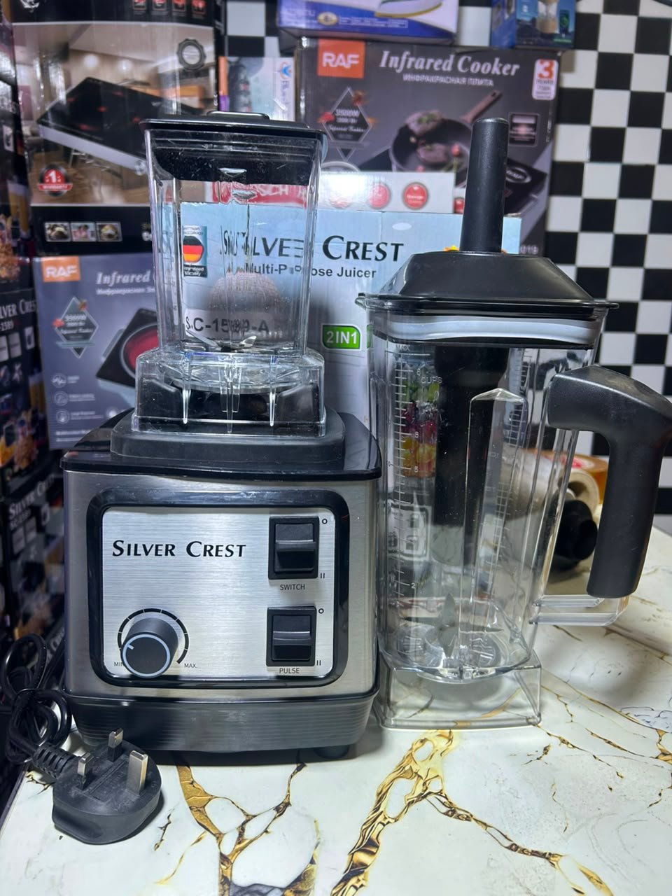 Silver Crest SC 1589 A 2 In 1 Blender Grinder | Home Appliances 5 Silver Crest Blender Grinder SC 1589 A 2 In 1