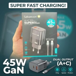 Sabawoon S131 45W Charger with GaN technology