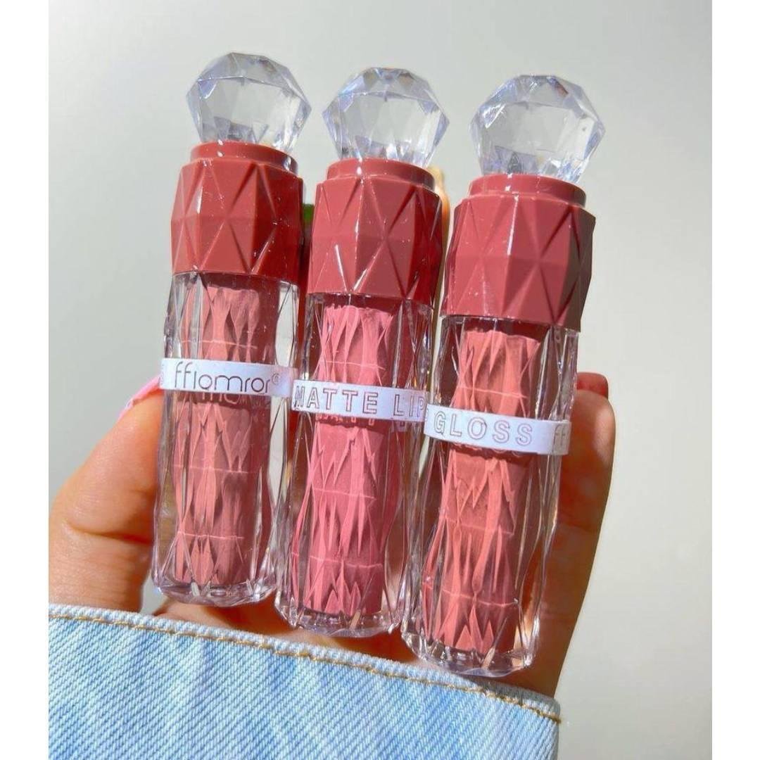 Diamond Velvet Glossy Lip Gloss 6 Pcs Set | Makeup | Lips 2 Diamond Velvet Glossy Lip Gloss 6 Pcs Set | Makeup | Lips - Image 2