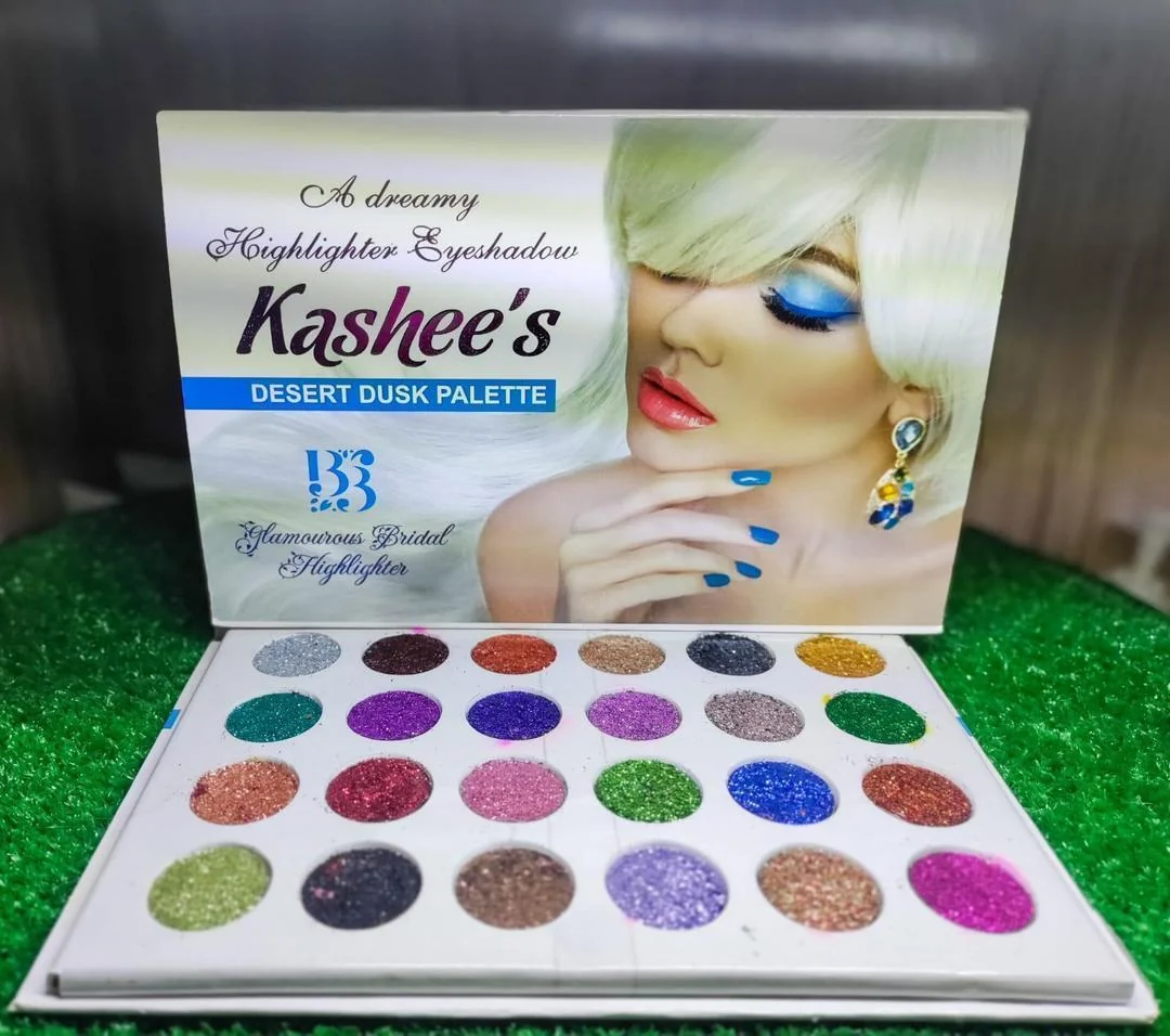 Kashee's Multicolor Glitter Eyeshadow Palette 16 Shades 1 16 Shades Eyeshadow Palette Kashee's Multicolor Glitter