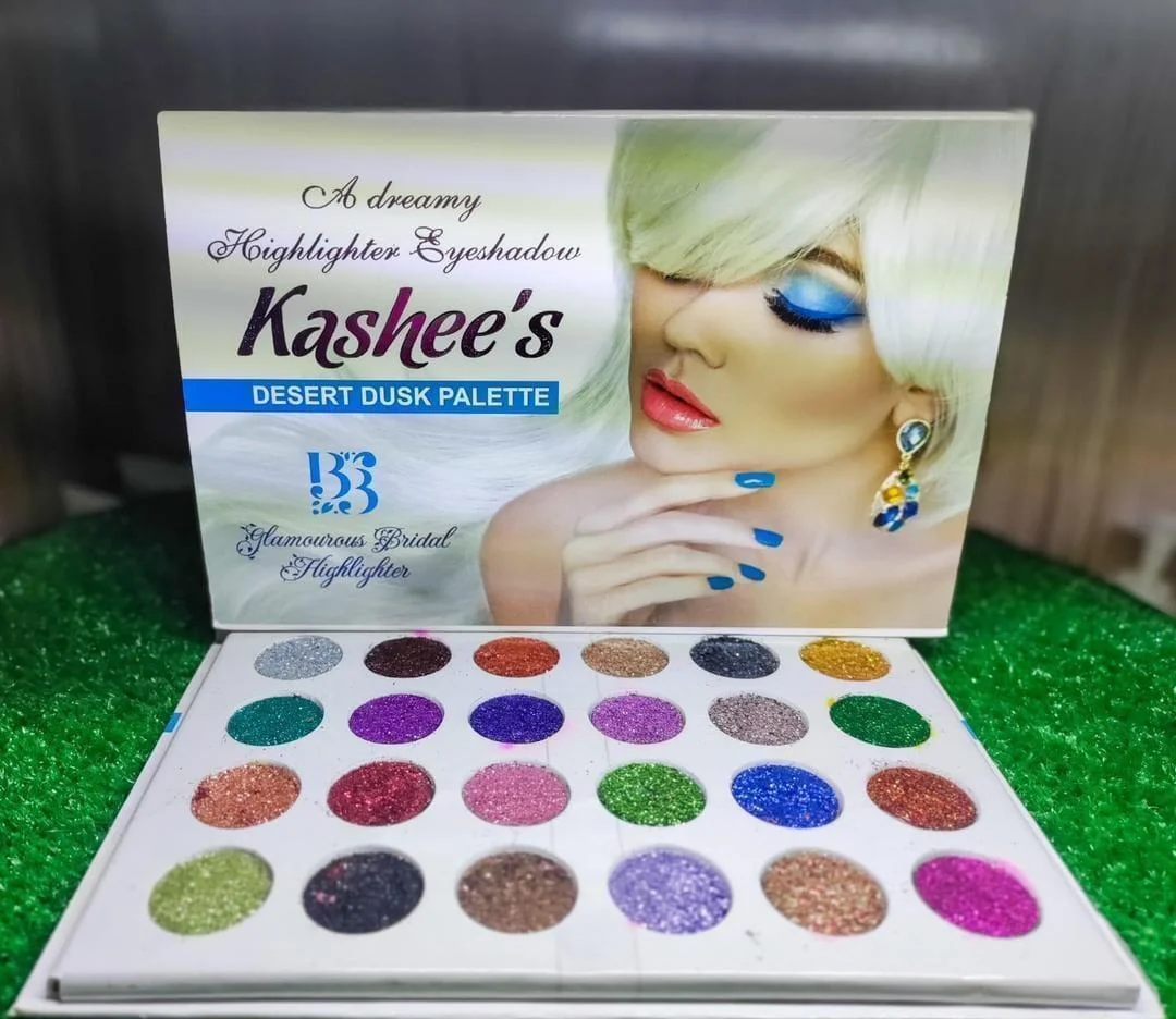 Kashee's Multicolor Glitter Eyeshadow Palette 16 Shades 3 16 Shades Eyeshadow Palette Kashee's Multicolor Glitter