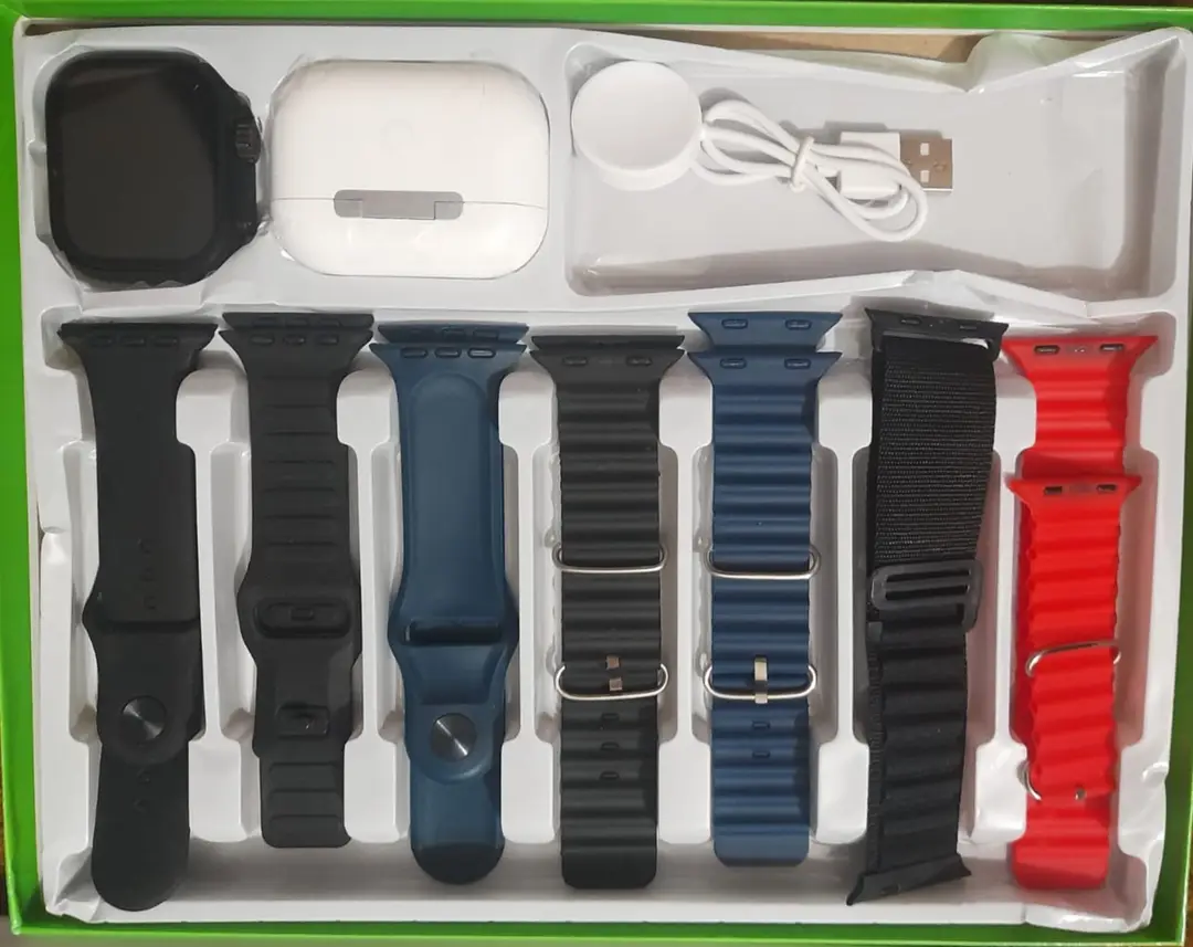 T 3000 Ultra Smart Watch 7+2 in 1 with Earbuds 2 T 3000 Ultra Smart Watch 7+2 in 1 with Earbuds - Image 2