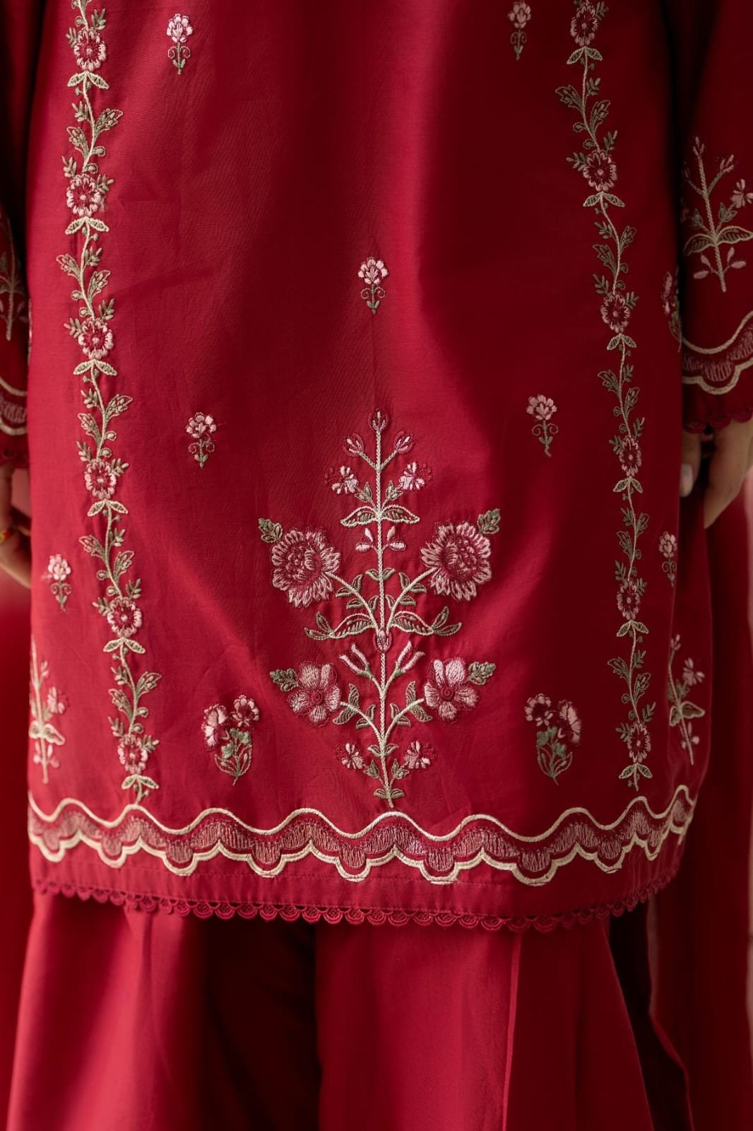 Julii Embroidery 3PC Premium Lawn Cotton Suit | Stitched Collection 6 Julii Embroidery 3PC Premium Lawn Cotton Suit | Stitched Collection - Image 6
